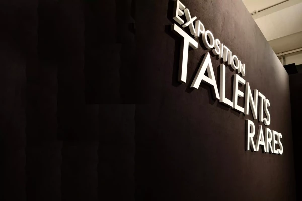 lettres en 3d pour un stand sur mesure