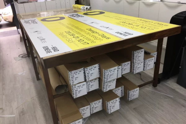 fabrication de panneaux pour stands et foires