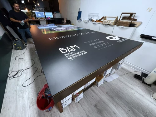 fabrication de panneau promotionnel de chantier