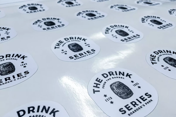 impression d'autocollants pour restaurant