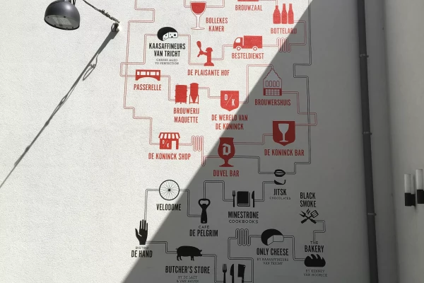 oeuvre en vinyle murale