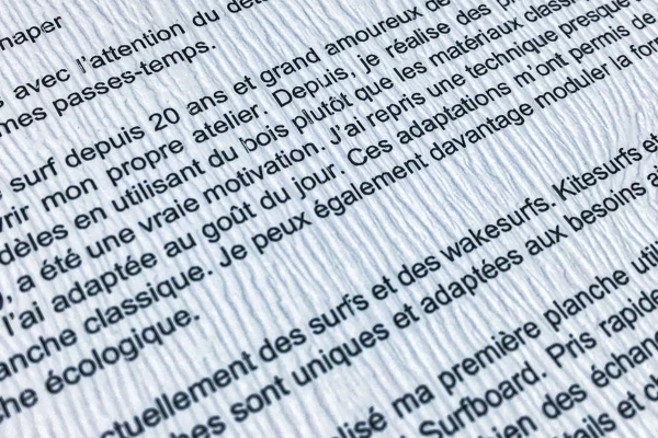 détail de texture d'une page de livre