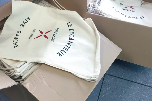 sacs blancs customisés pour entreprise