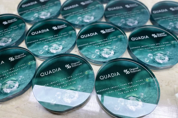 trophées verts ronds