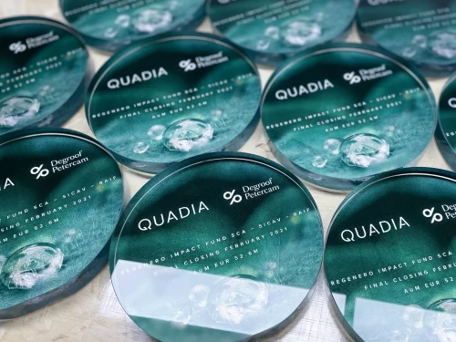 verres ronds découpés