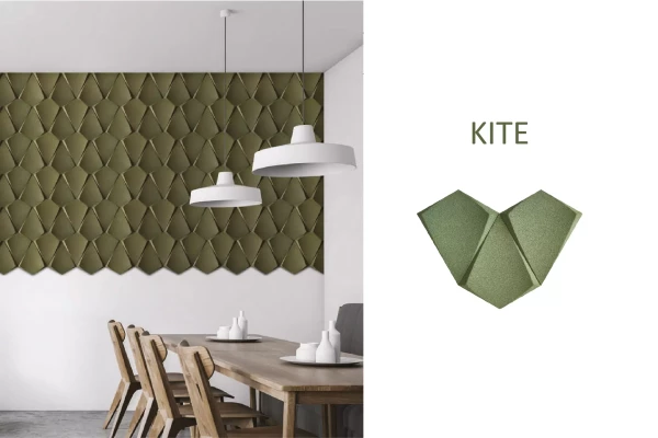 un échantillon de matériau d'isolation phonique