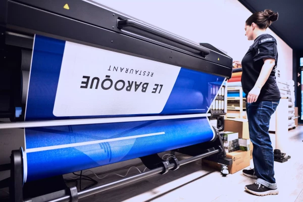 la fabrication de vinyle imprimé