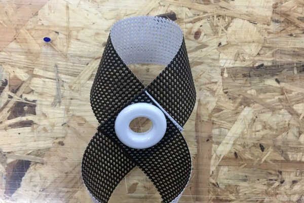 un porte clefs en nylon