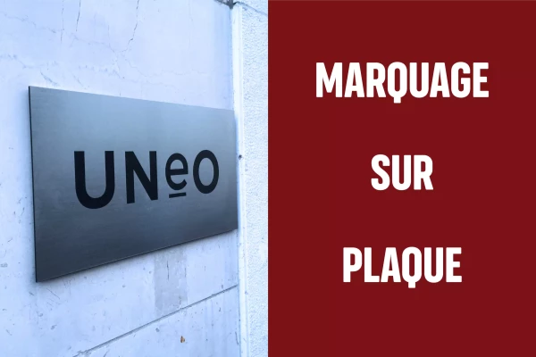 plaque grise d'entreprise