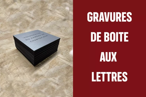 gravures de boite aux lettres