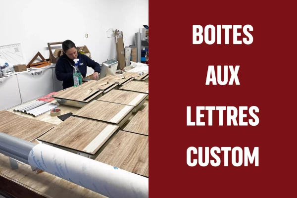 fabrication de boites aux lettres