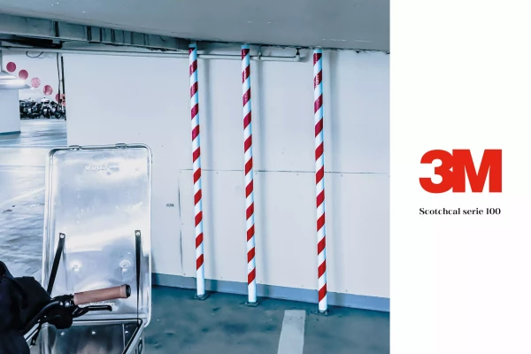 signalétique dans un parking