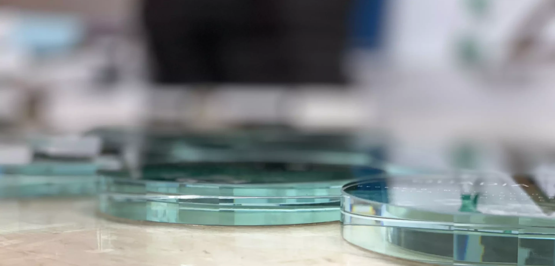 découpe de verre en forme de rond