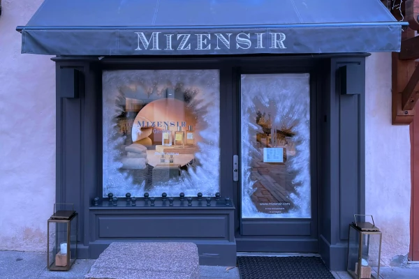 vitrine de noël pour mizensir