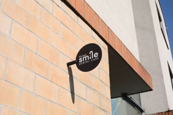 enseigne murale  ronde pour commerce