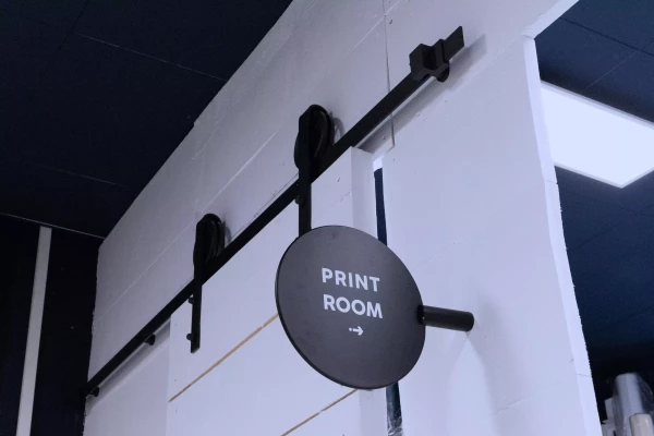 enseigne murale ronde pour restaurant