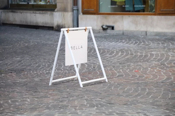 stop trottoir pour restaurant et commerce