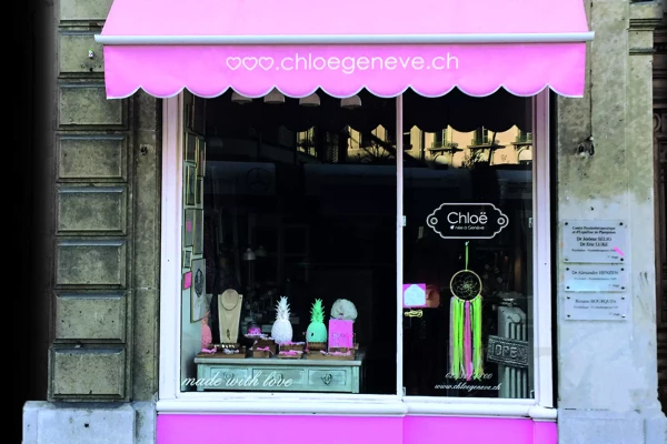 devanture commerciale cloe à Genève