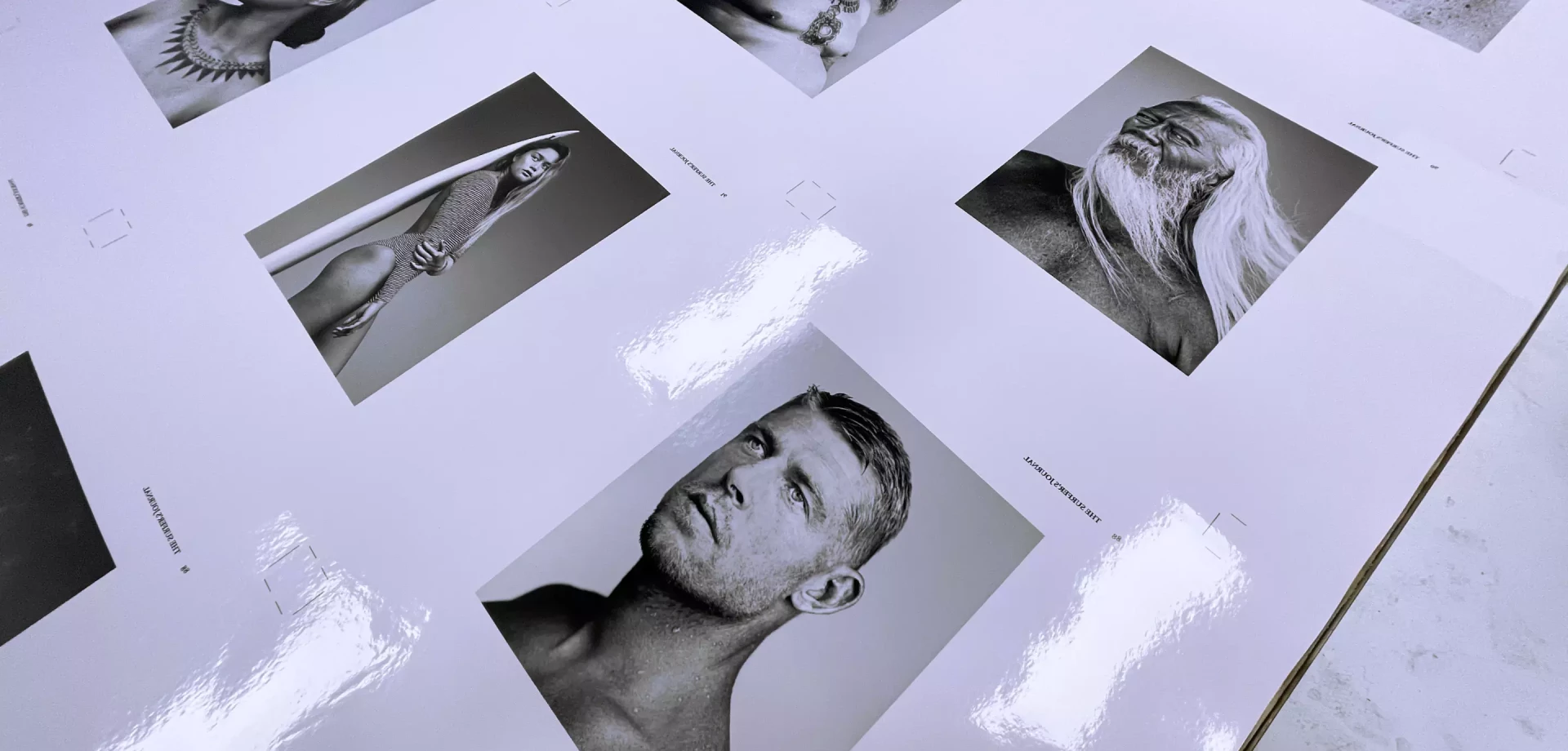 des photos d'art de portraits imprimées sur papier glacé