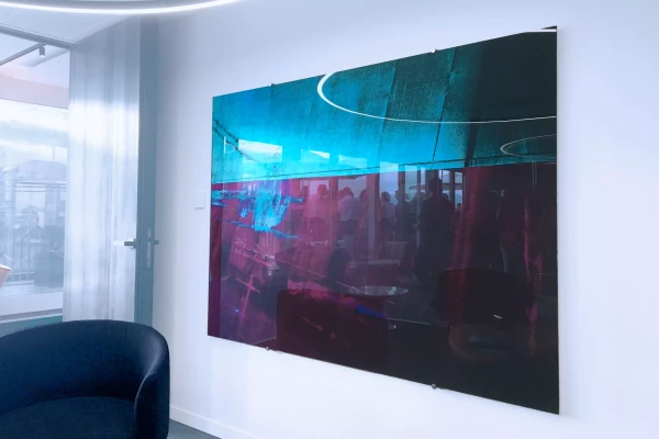 un tableau décoratif sur mesure pour entreprise